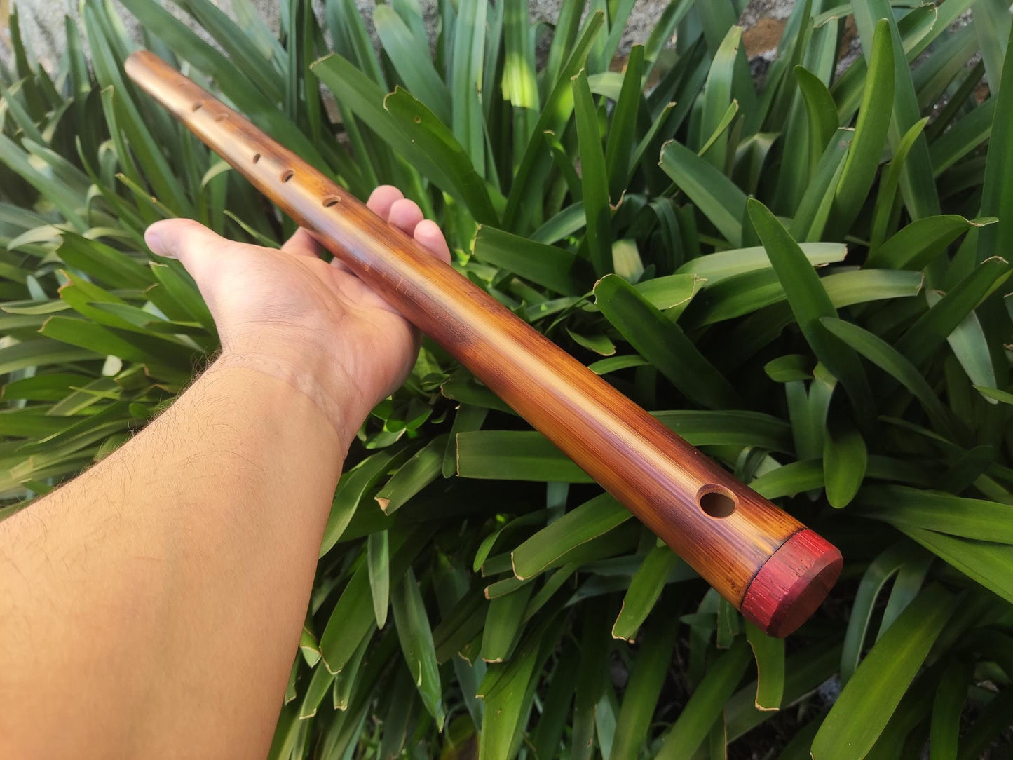 Low B Major Scale Bamboo Flute | 6-hole Concert tuned Flute for Folk | Bansuri equivalent for western music | Handmade by Rui Gomes