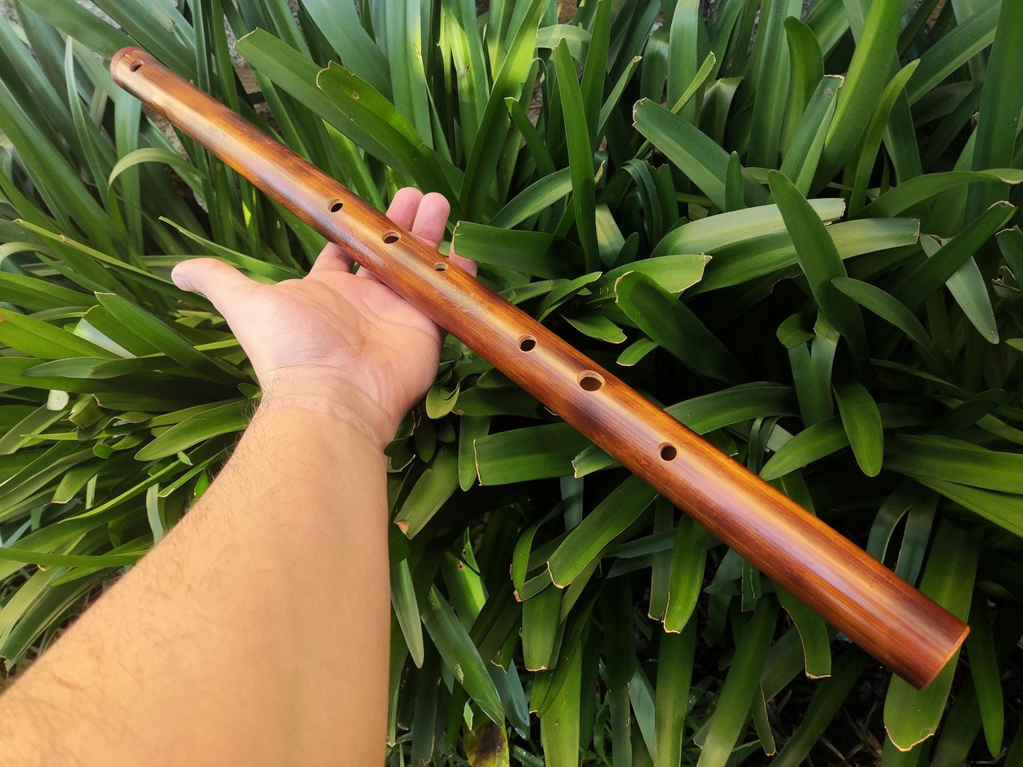 Low B Major Scale Bamboo Flute | 6-hole Concert tuned Flute for Folk | Bansuri equivalent for western music | Handmade by Rui Gomes