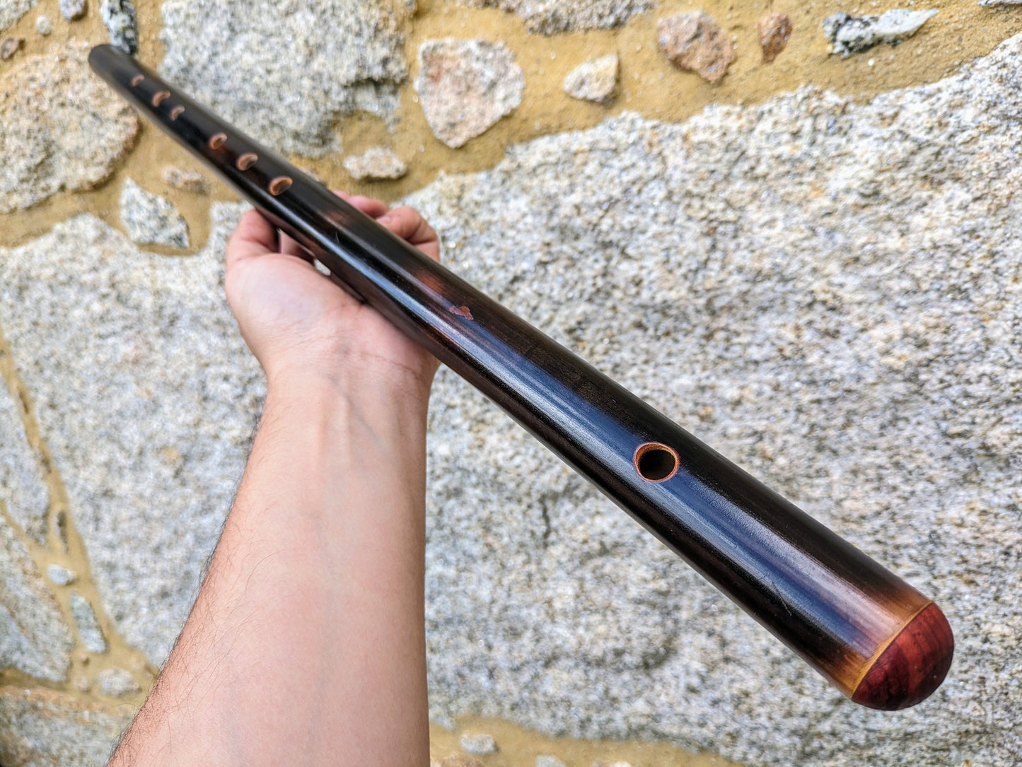 Low D Major Transverse Flute. Handmade out of Bamboo and Concert tuned at A = 440 Hz | Irish flute or Bansuri alternative by Rui Gomes