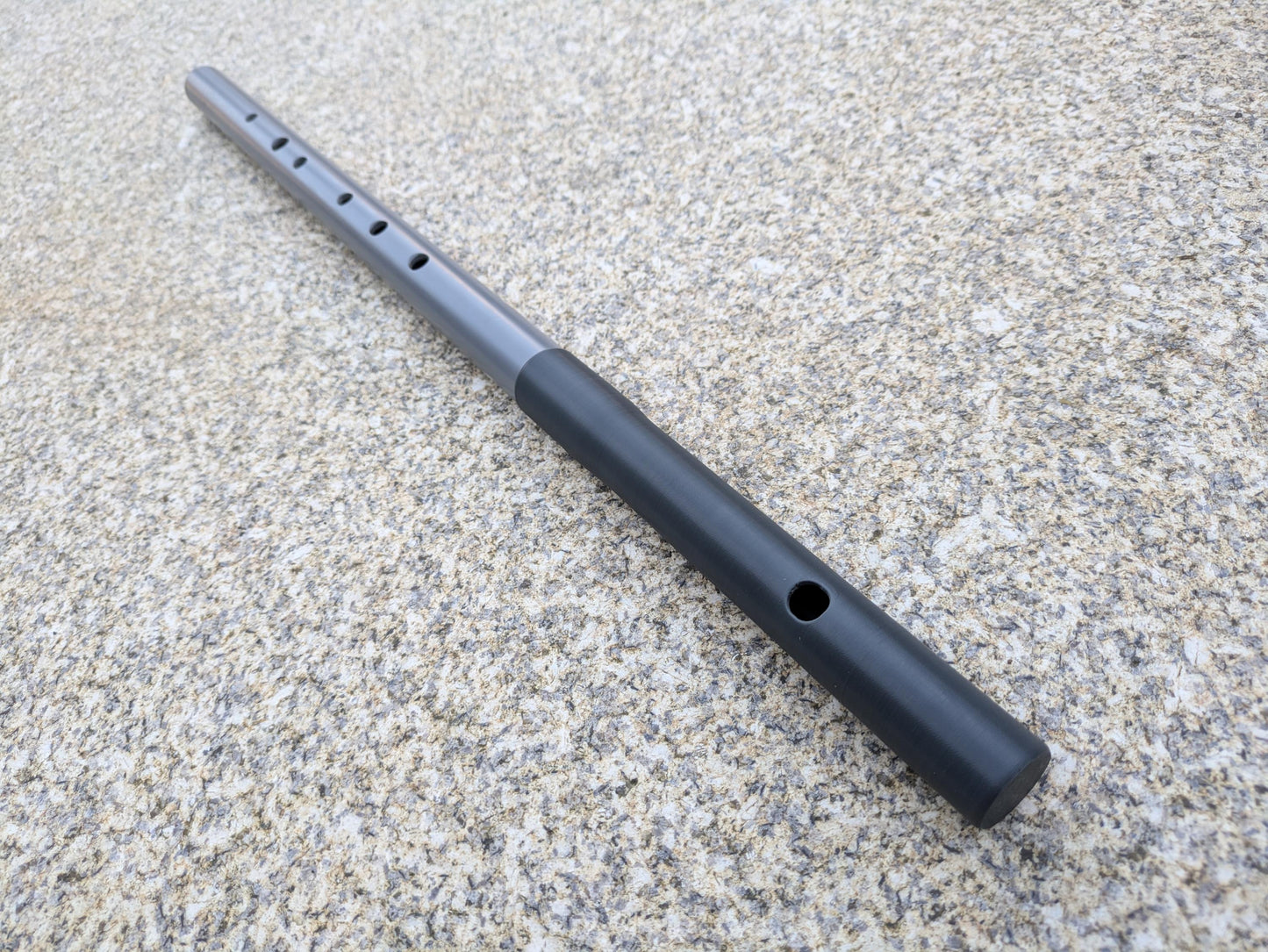 Concert Quality Irish Flute in PVC | Low D Flute made of Polymer | Two-piece flute for Folk and Traditional Music | Made by Rui Gomes