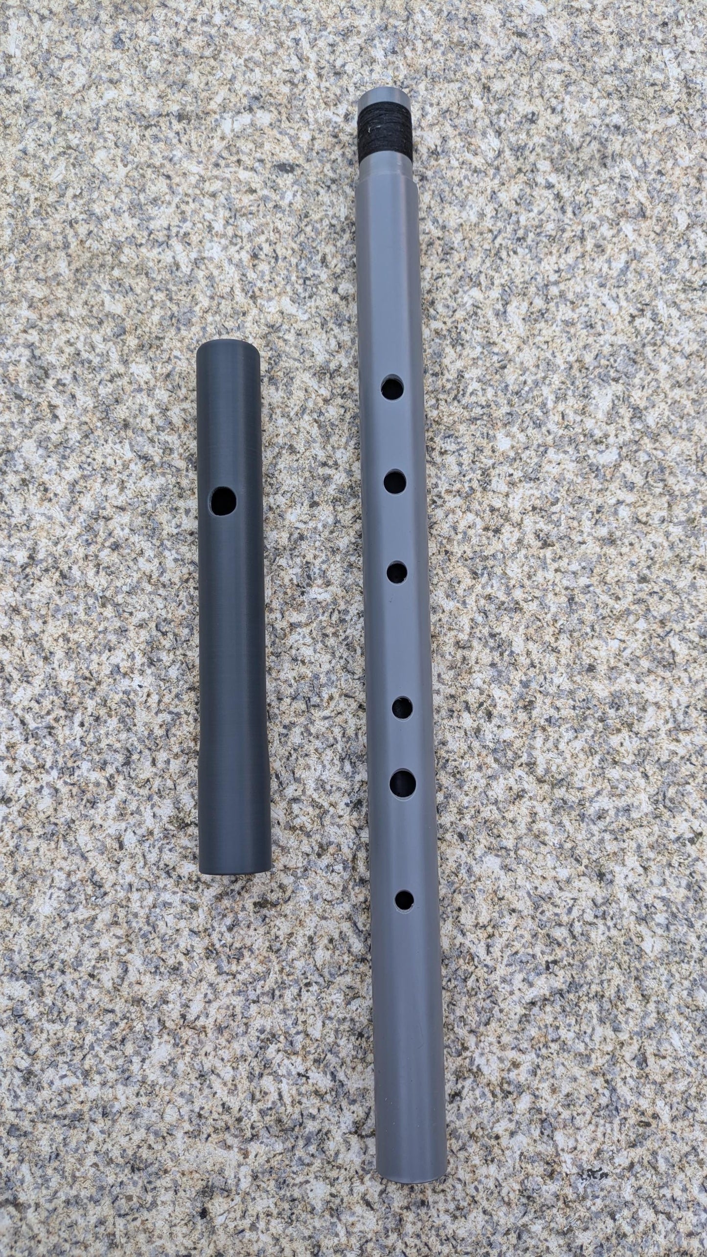 Concert Quality Irish Flute in PVC | Low D Flute made of Polymer | Two-piece flute for Folk and Traditional Music | Made by Rui Gomes