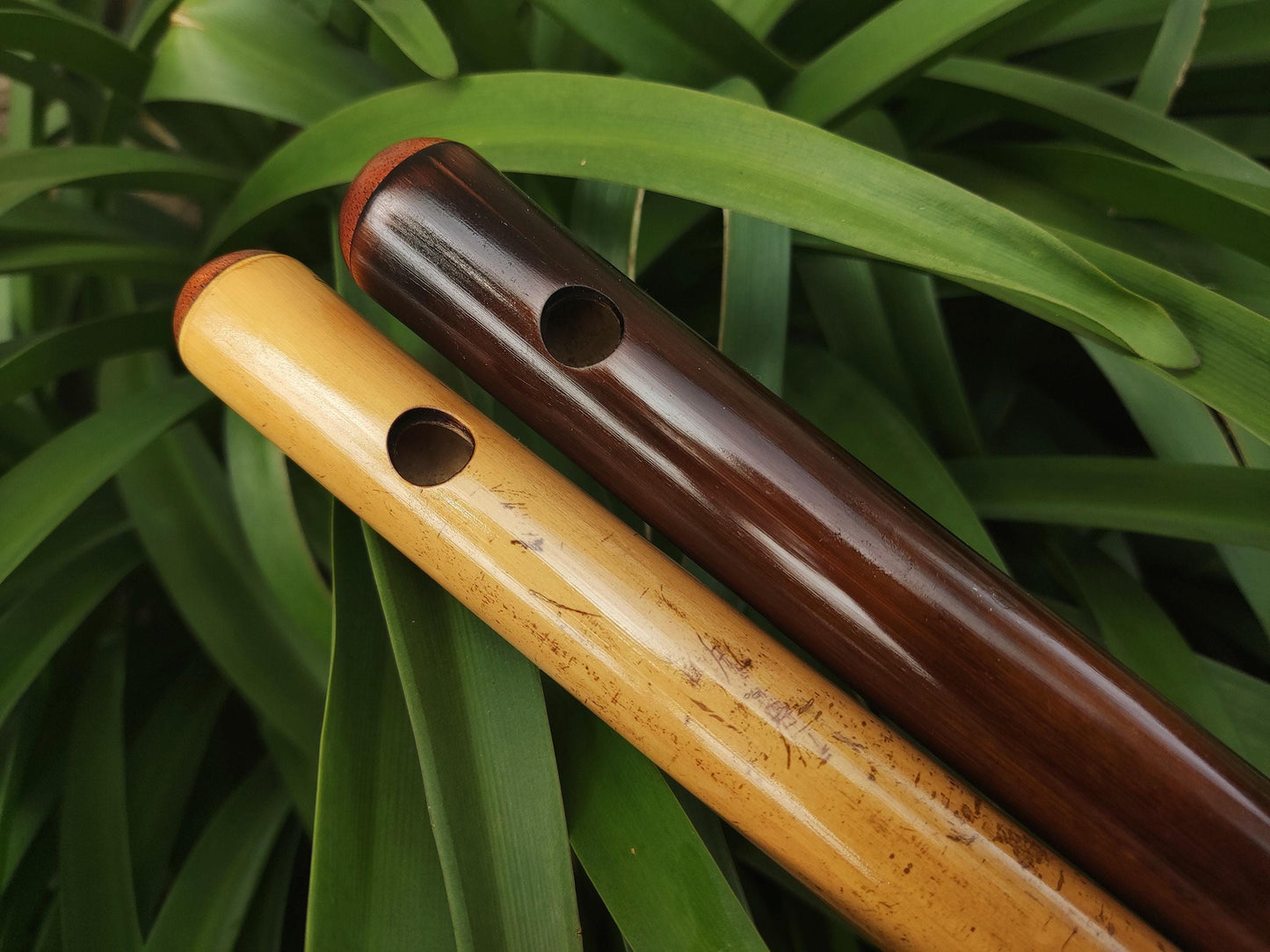 G Minor Harmonic Bamboo Flute, handmade Ethnic flute in the key of G Harmonic Minor. Ethnic small bansuri style Transverse flute | Rui Gomes