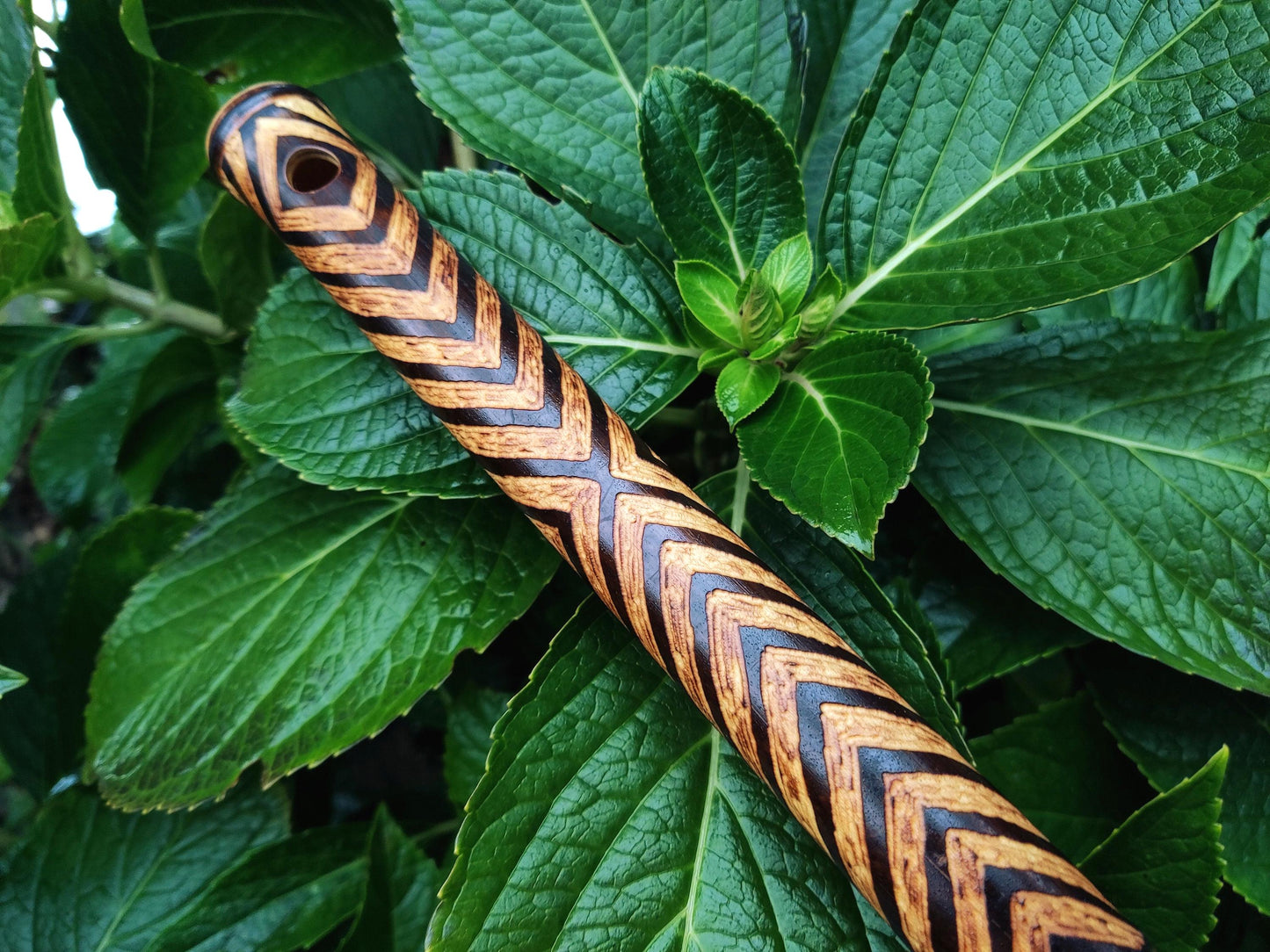 Transverse Bamboo flute with Japanese Akebono scale in the key of G | Oriental sound | Intuitive Flute with Ethnic Carvings | Rui Gomes