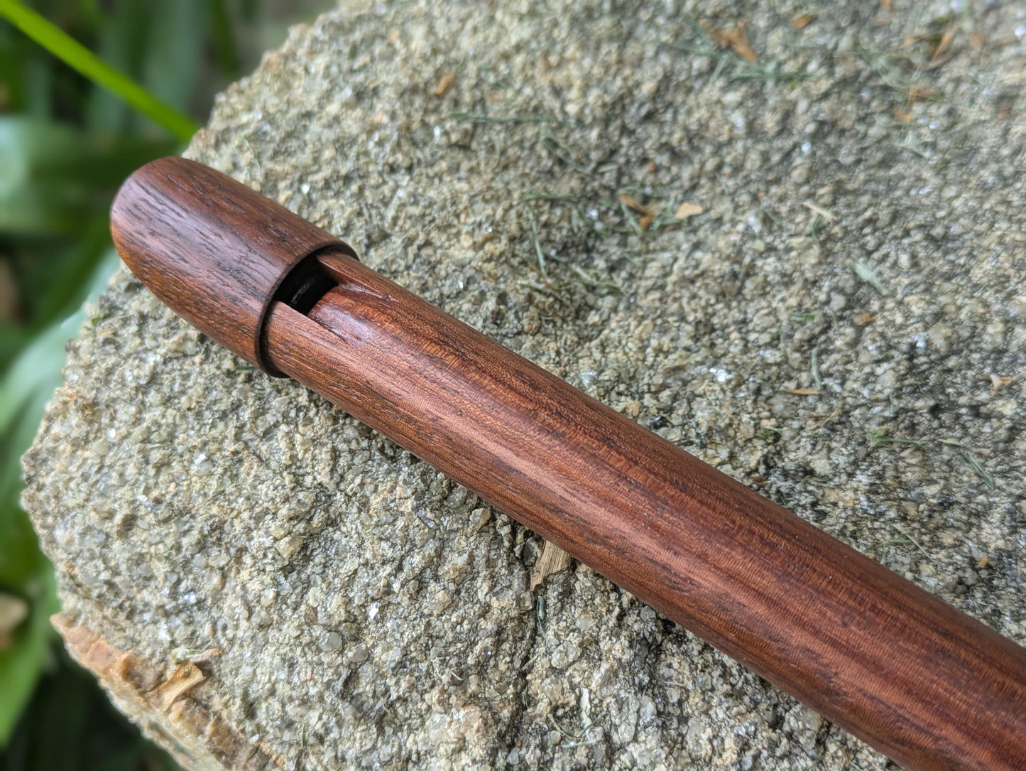 High D Tin Whistle handmade of Macacauba | Unique concert Folk Flute for Irish and world music | Gift for Musician | Rui Gomes