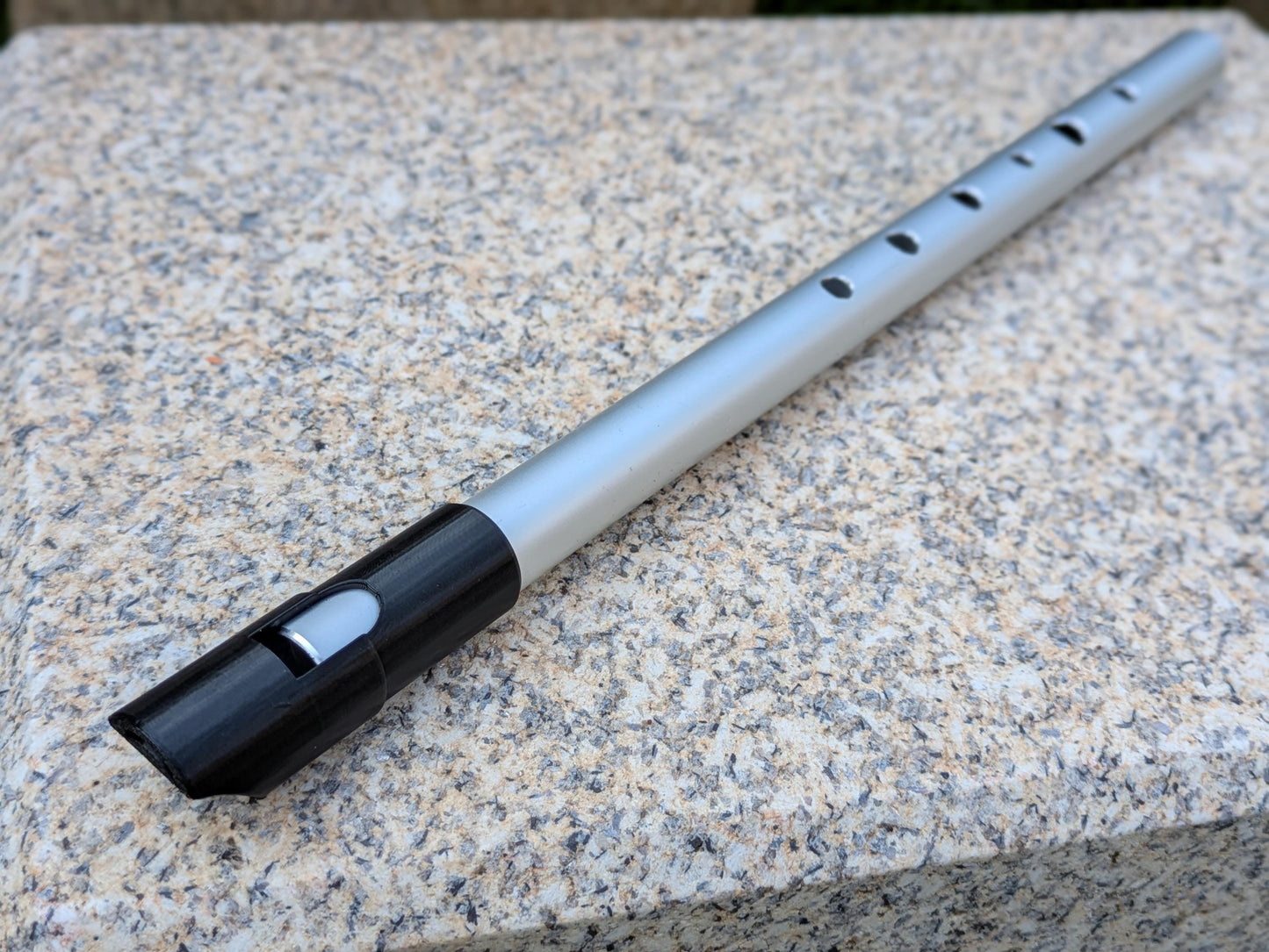Aluminium Whistle in A | Tunable Alto Whistle for Irish or Folk Music | Simple 6 hole Handmade Tin Whistle | Sweet tones | Rui Gomes