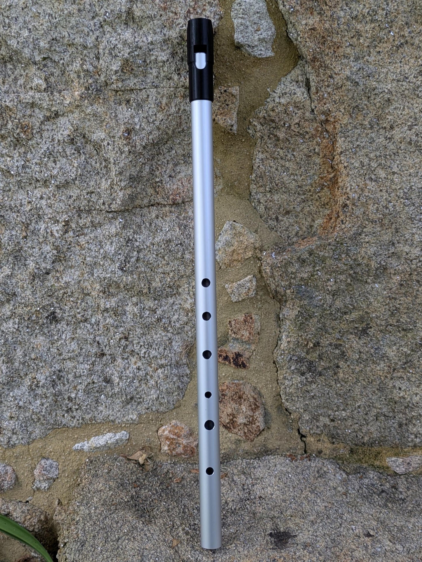 Low F Tunable Whistle in Aluminium | Irish Whistle for Folk Music | Simple 6 hole Handmade Tin Whistle | Deep Sweet sound | Rui Gomes