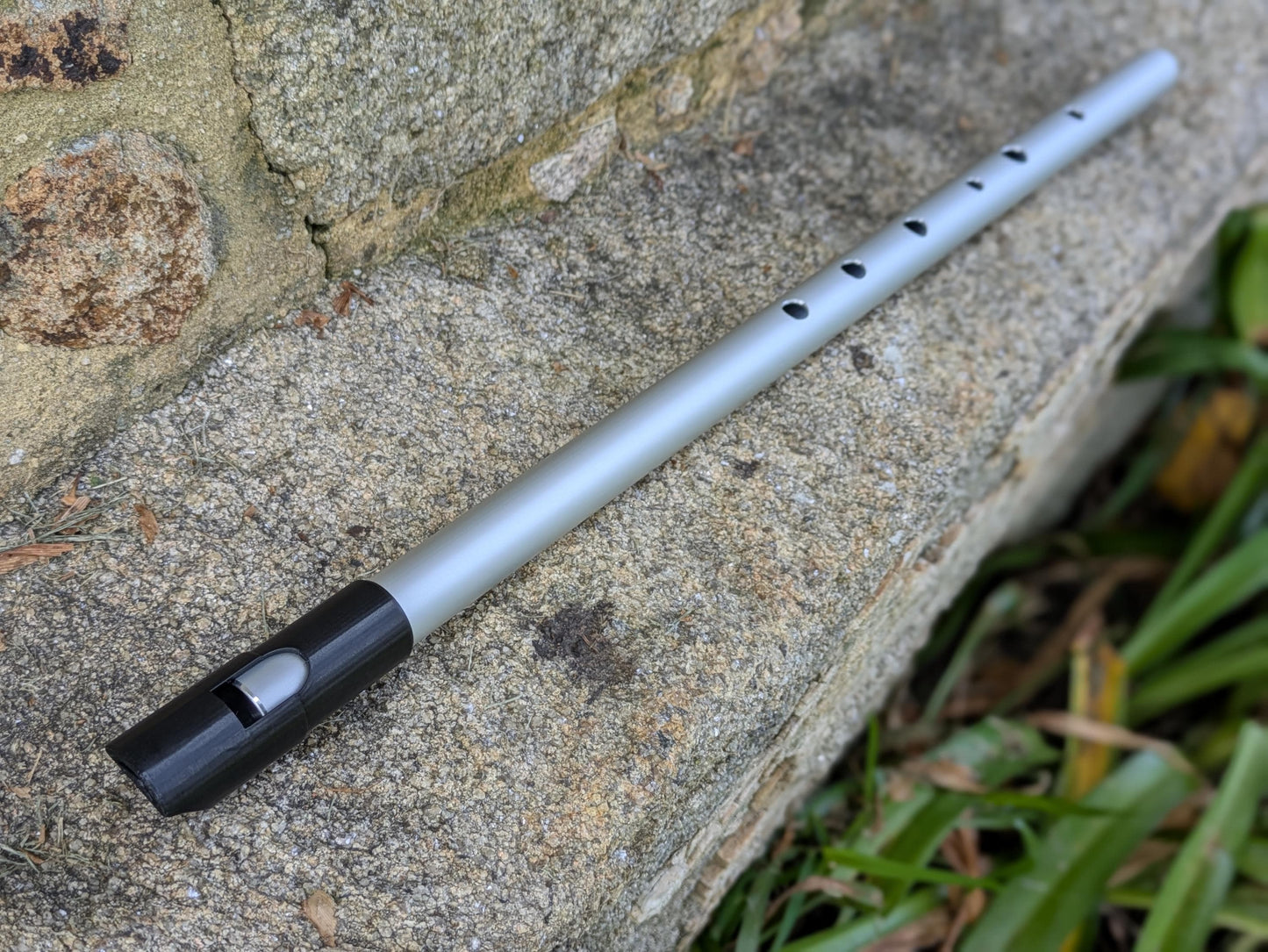 Low F Tunable Whistle in Aluminium | Irish Whistle for Folk Music | Simple 6 hole Handmade Tin Whistle | Deep Sweet sound | Rui Gomes
