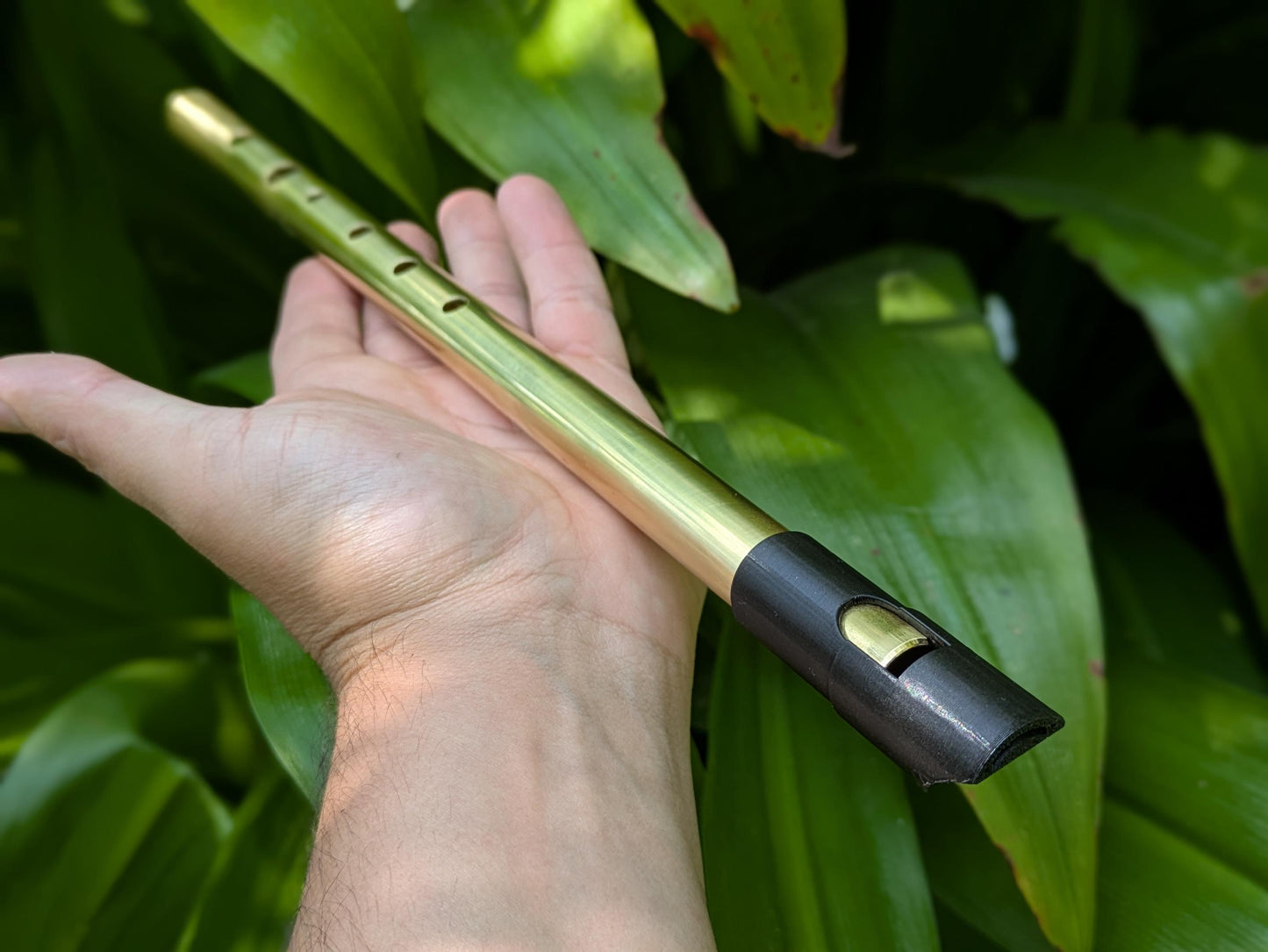 Bb major Brass Whistle | Handmade Tunable Tin Whistle | Sweet sound 6-hole whistle for Irish Traditional Music | Metal Whistle | Rui Gomes