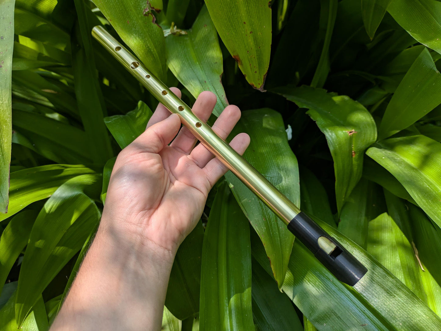 Bb major Brass Whistle | Handmade Tunable Tin Whistle | Sweet sound 6-hole whistle for Irish Traditional Music | Metal Whistle | Rui Gomes