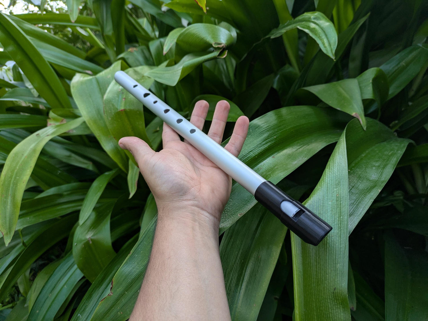 Aluminium Whistle in A | Tunable Alto Whistle for Irish or Folk Music | Simple 6 hole Handmade Tin Whistle | Sweet tones | Rui Gomes