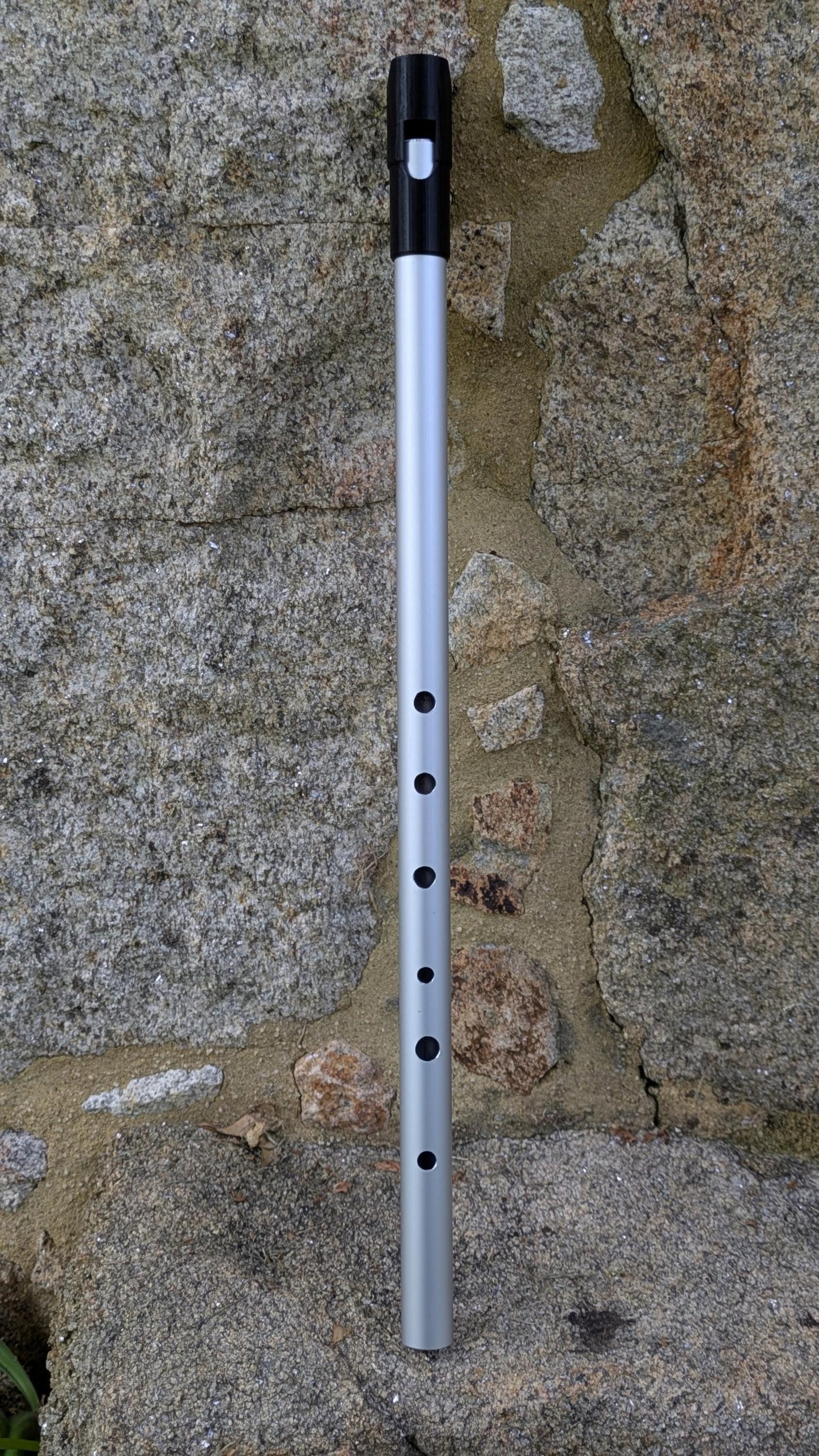 Low F Tunable Whistle in Aluminium | Irish Whistle for Folk Music | Simple 6 hole Handmade Tin Whistle | Deep Sweet sound | Rui Gomes