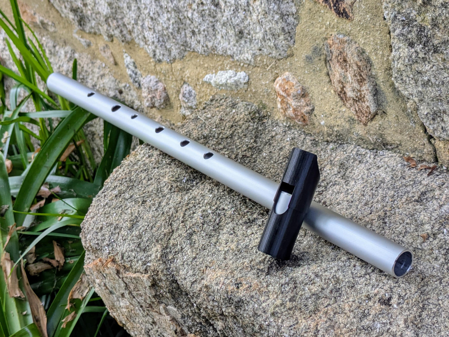 Low F Tunable Whistle in Aluminium | Irish Whistle for Folk Music | Simple 6 hole Handmade Tin Whistle | Deep Sweet sound | Rui Gomes