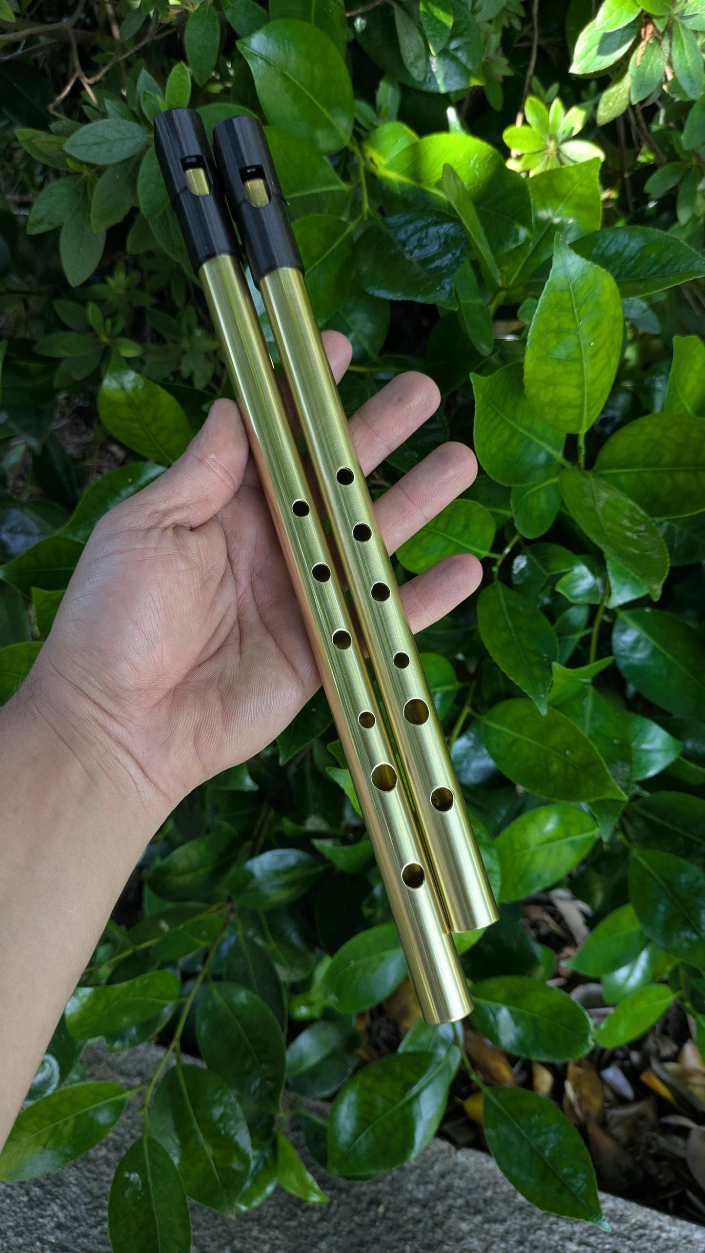 High C Tin Whistle |  Handmade tunable Tin Whistle for Irish, or Folk Music | New Model | Gift for Musician | Brass Flute by Rui Gomes