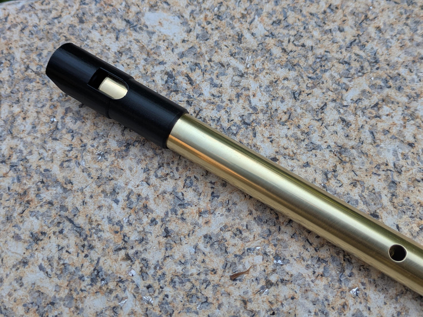 High C Tin Whistle |  Handmade tunable Tin Whistle for Irish, or Folk Music | New Model | Gift for Musician | Brass Flute by Rui Gomes