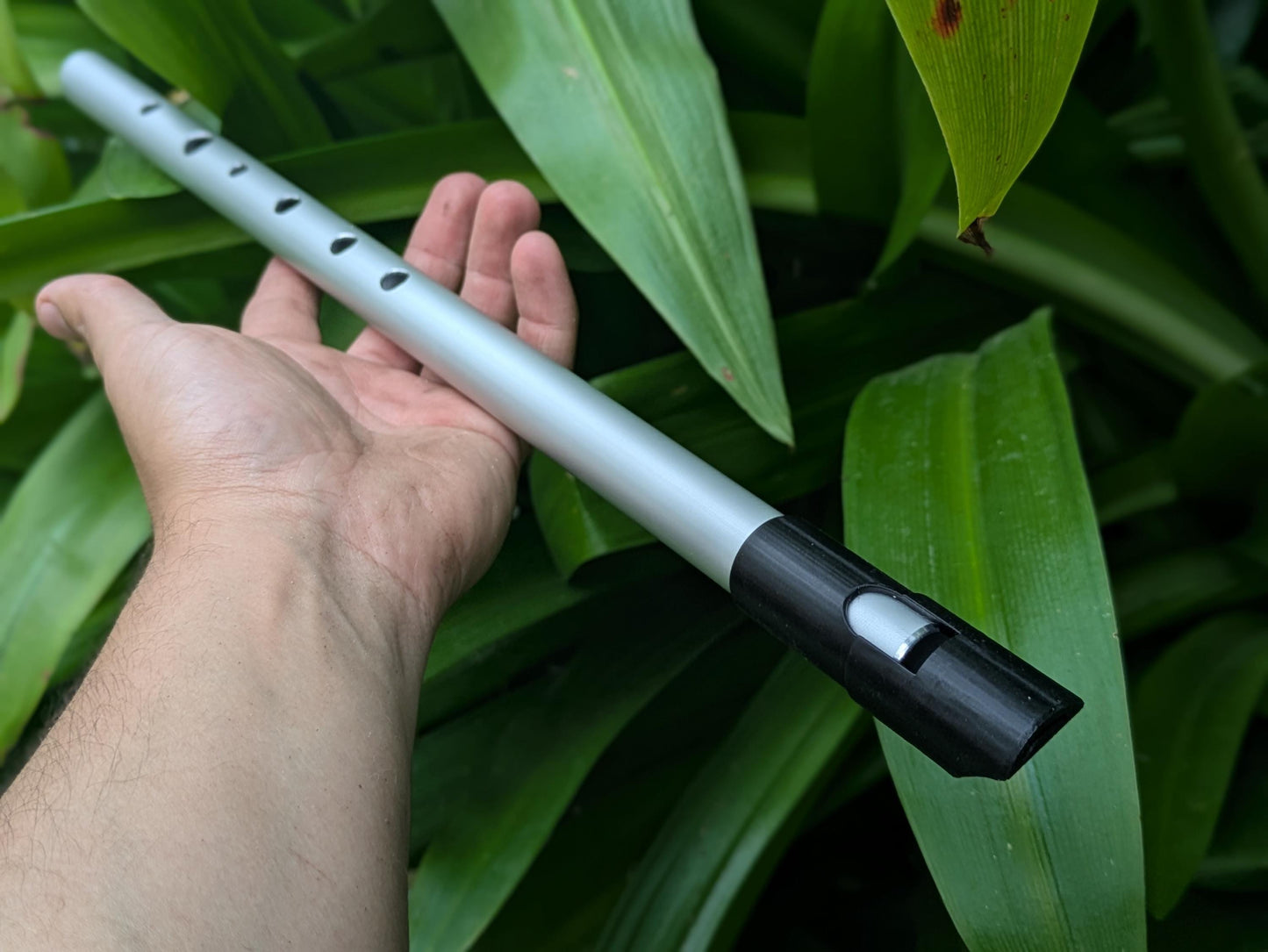 Whistle in G, Tunable  in Aluminium | Folk Instrument for Irish Music | Handmade Tin Whistle | Deep Sweet sound | Simple 6 hole | Rui Gomes