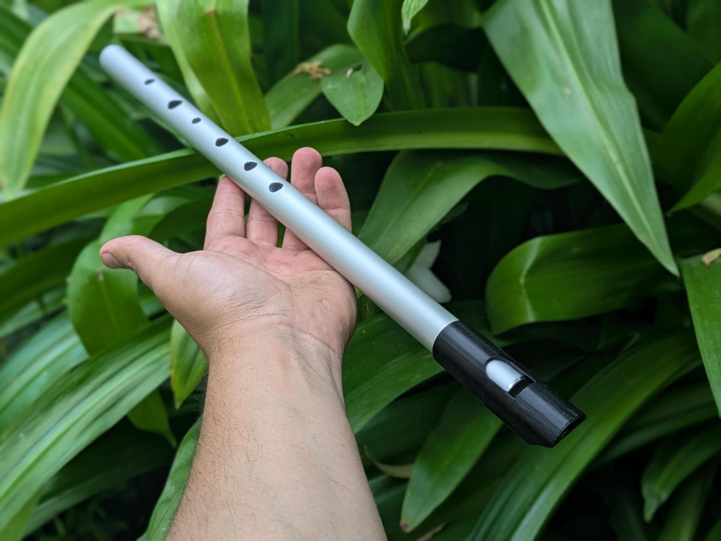 Whistle in G, Tunable  in Aluminium | Folk Instrument for Irish Music | Handmade Tin Whistle | Deep Sweet sound | Simple 6 hole | Rui Gomes