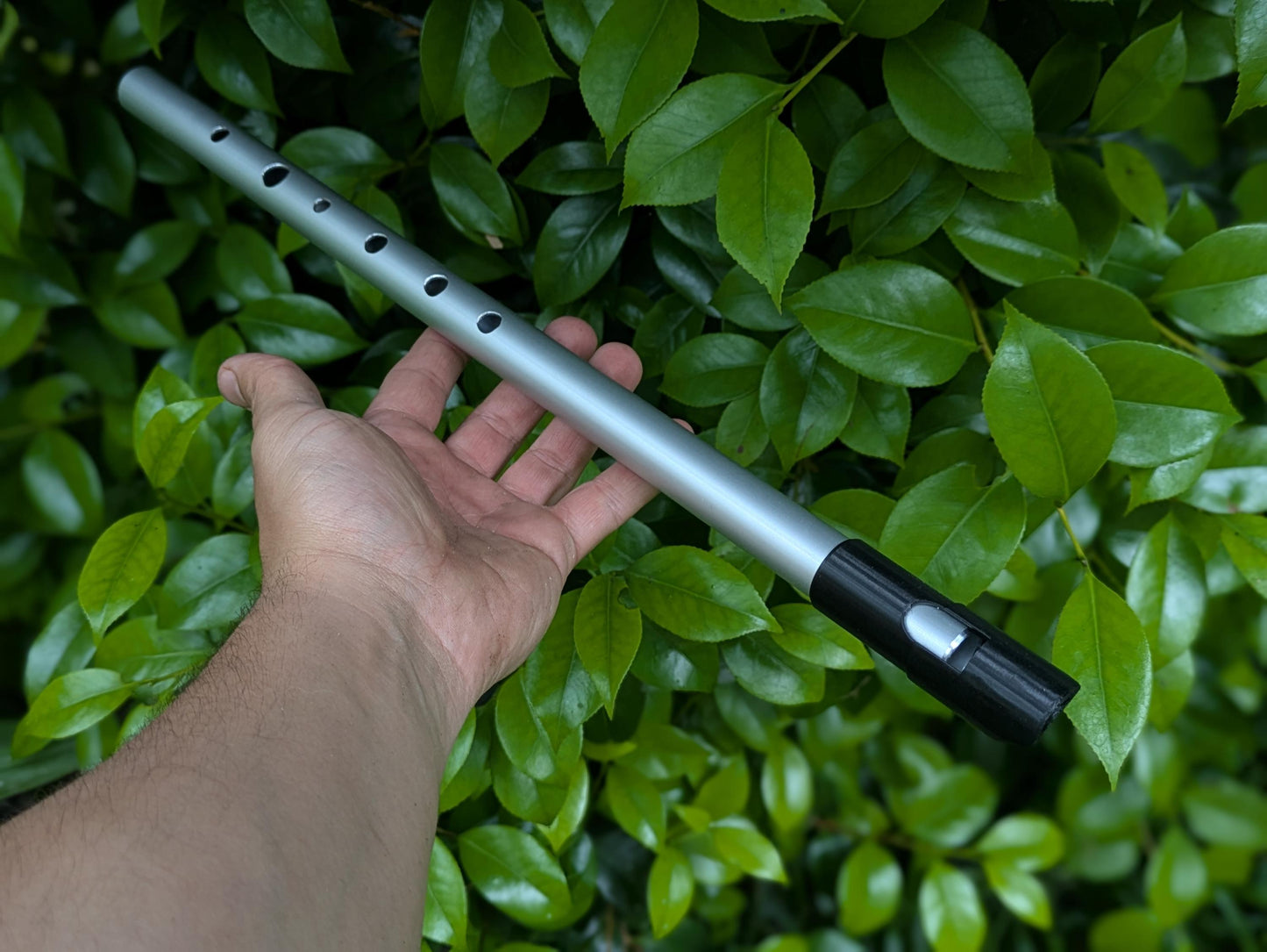 Whistle in G, Tunable  in Aluminium | Folk Instrument for Irish Music | Handmade Tin Whistle | Deep Sweet sound | Simple 6 hole | Rui Gomes