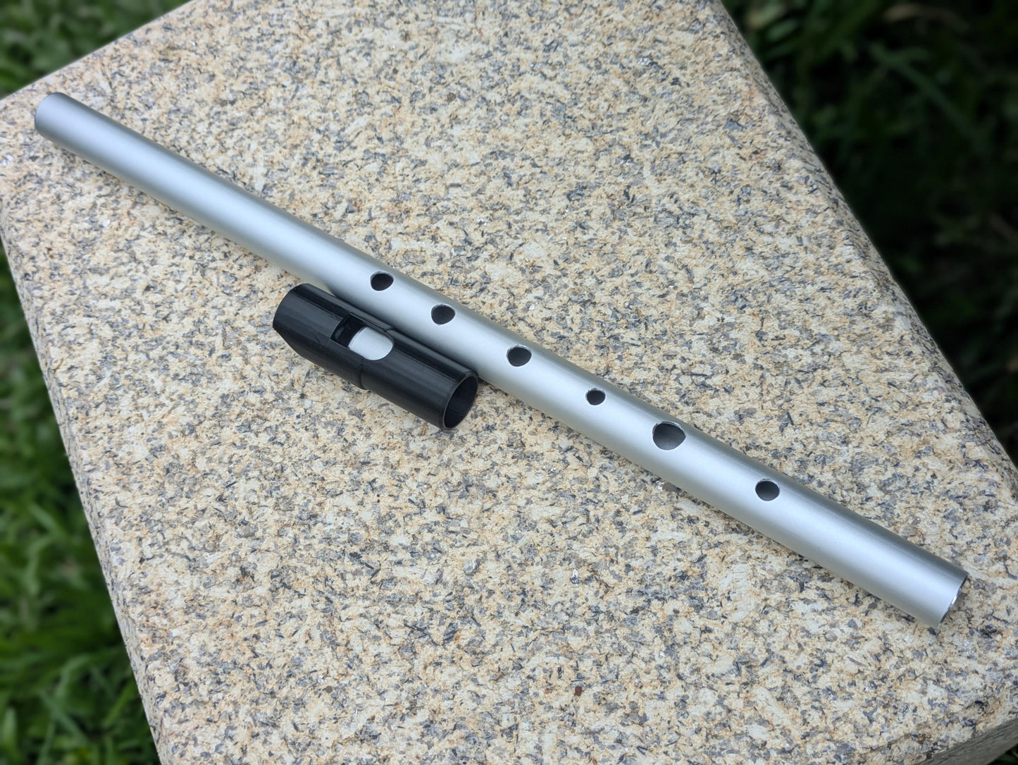 Whistle in G, Tunable  in Aluminium | Folk Instrument for Irish Music | Handmade Tin Whistle | Deep Sweet sound | Simple 6 hole | Rui Gomes
