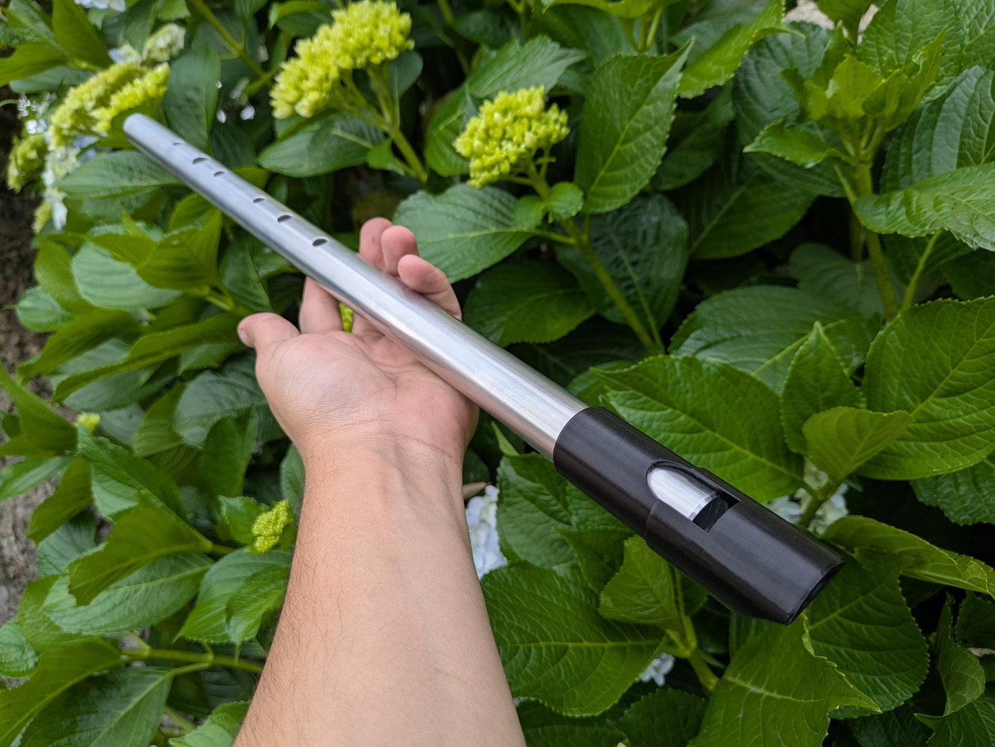 Low D Whistle in Aluminum | Tunable Concert Whistle | Low, Sweet Tone Whistle for Irish Traditional Music | Gift for Musician | Rui Gomes