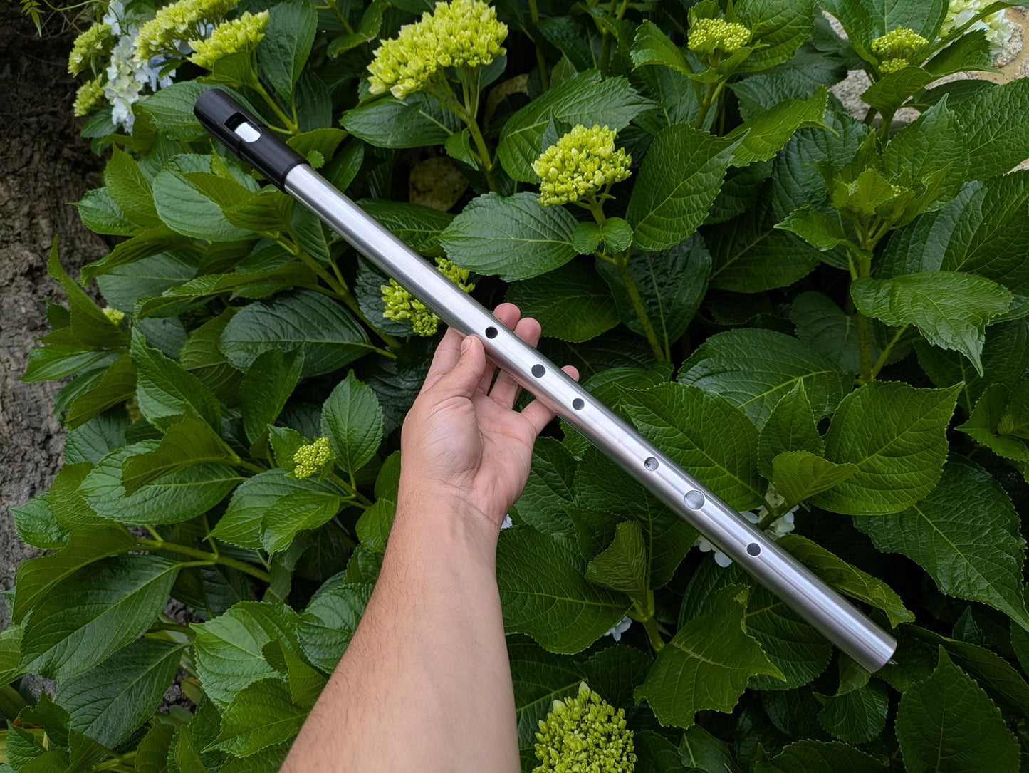 Low D Whistle in Aluminum | Tunable Concert Whistle | Low, Sweet Tone Whistle for Irish Traditional Music | Gift for Musician | Rui Gomes