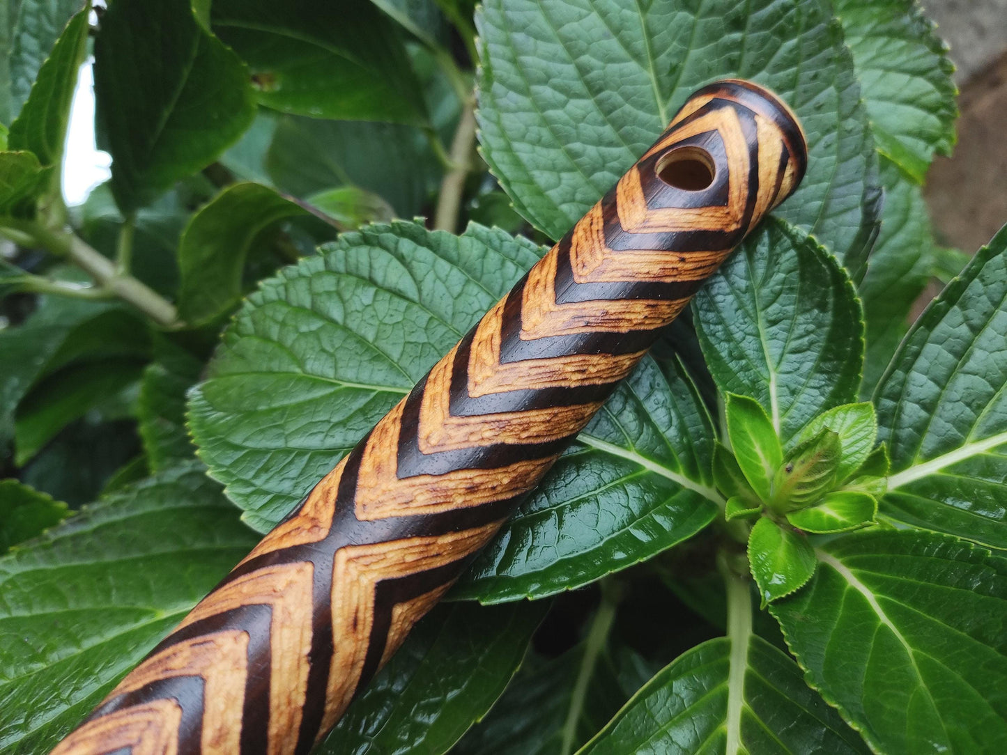 Akebono Flute in the key of G | Handmade Bamboo Flute tuned in a Japanese scale | Oriental sound | Intuitive Flute for Meditation | Carvings