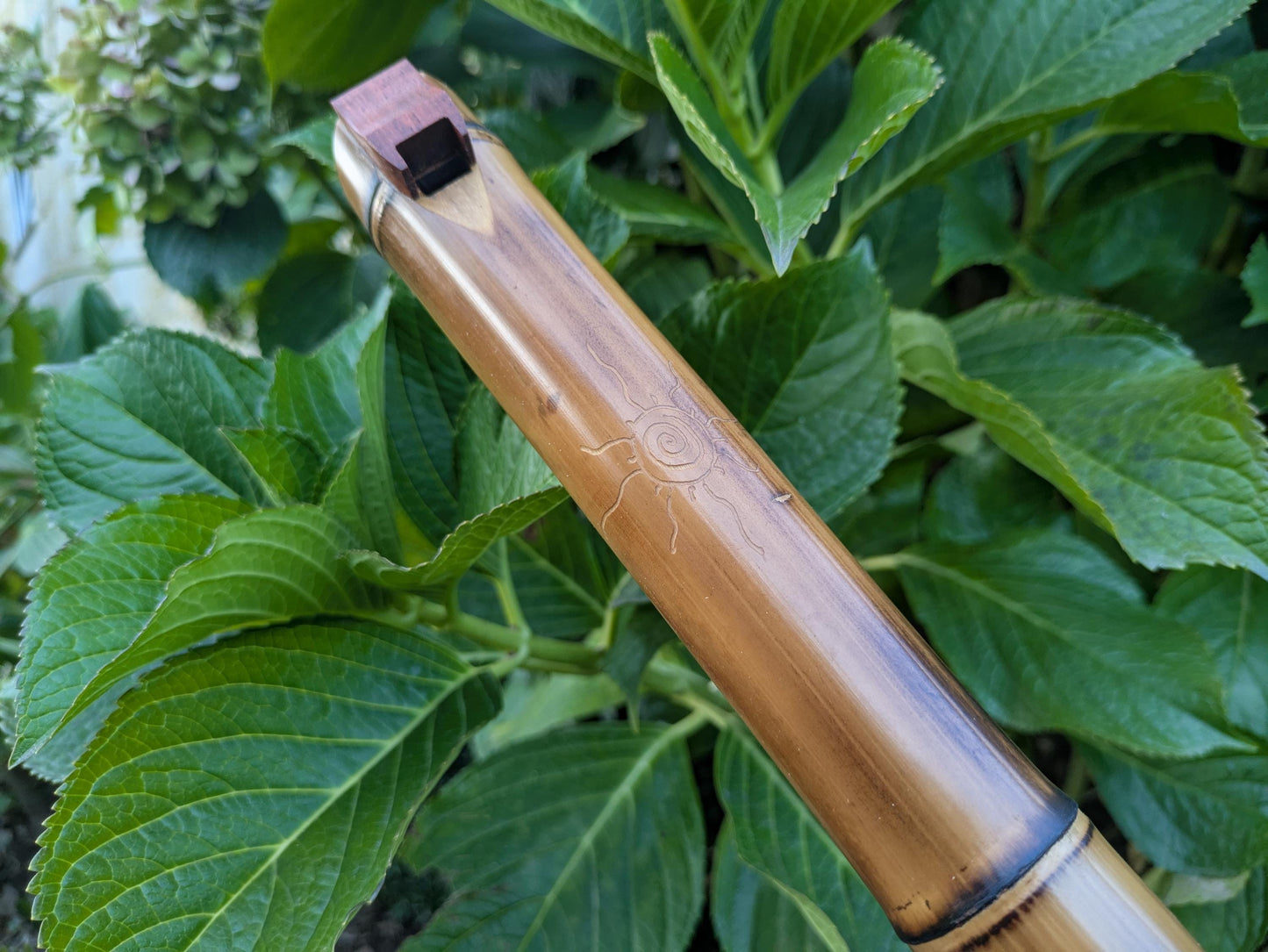 Low D Native American Style Bamboo Fipple Flute | Simple Intuitive flute with a Minor Pentatonic Scale | 5-holed Bamboo flute | Rui Gomes