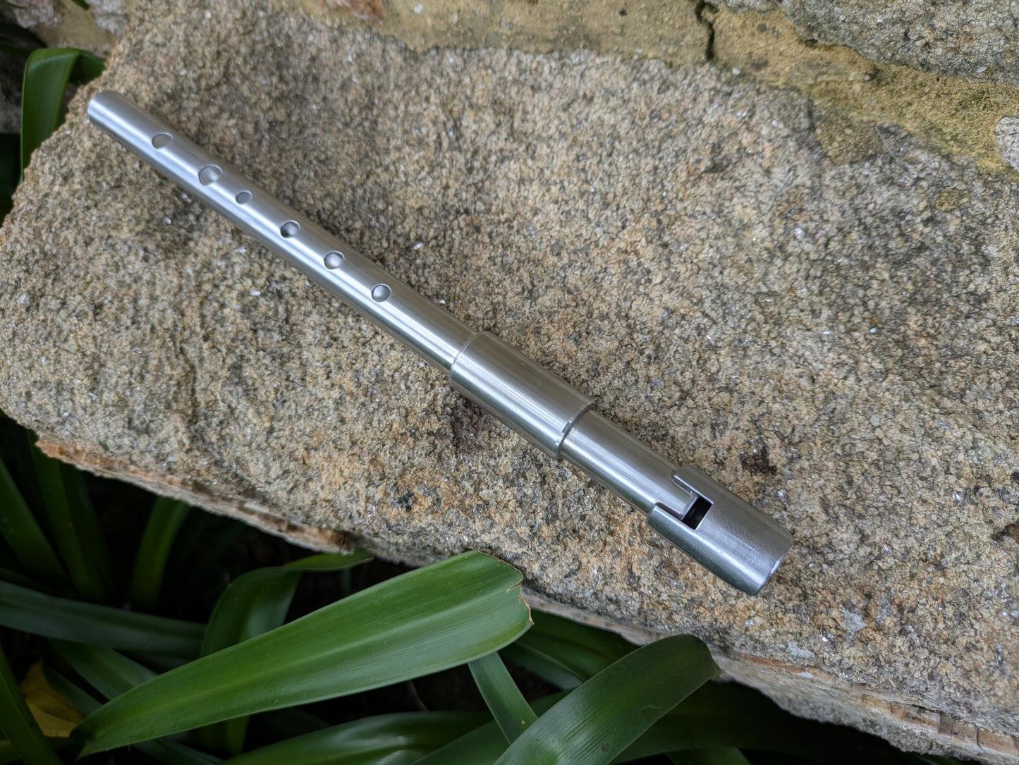 D Whistle in Aluminium | New model | Tin Whistle |  Penny whistle in D with a major scale |  Irish Music | 6 holes | Rui Gomes