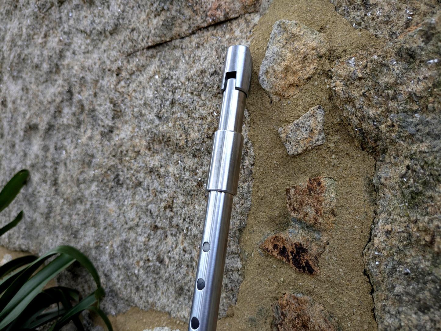 D Whistle in Aluminium | New model | Tin Whistle |  Penny whistle in D with a major scale |  Irish Music | 6 holes | Rui Gomes