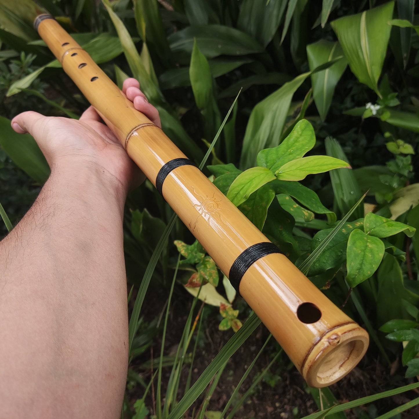 Egyptian Flute in A#. Handmade bamboo flute with an exotic scale, Egyptian sounding for Meditation and Sound healing tool