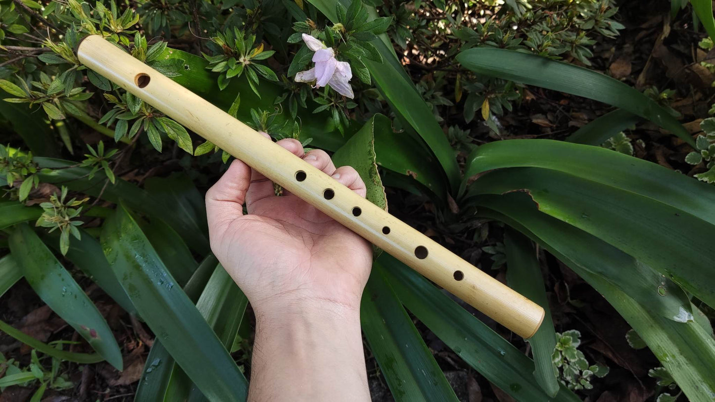 High C Major Bamboo Flute