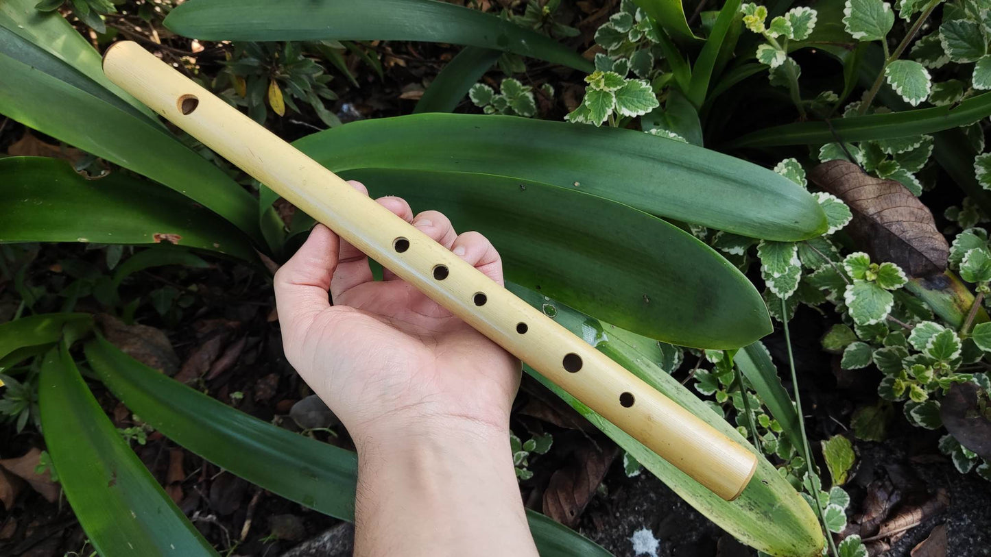 High C Major Bamboo Flute