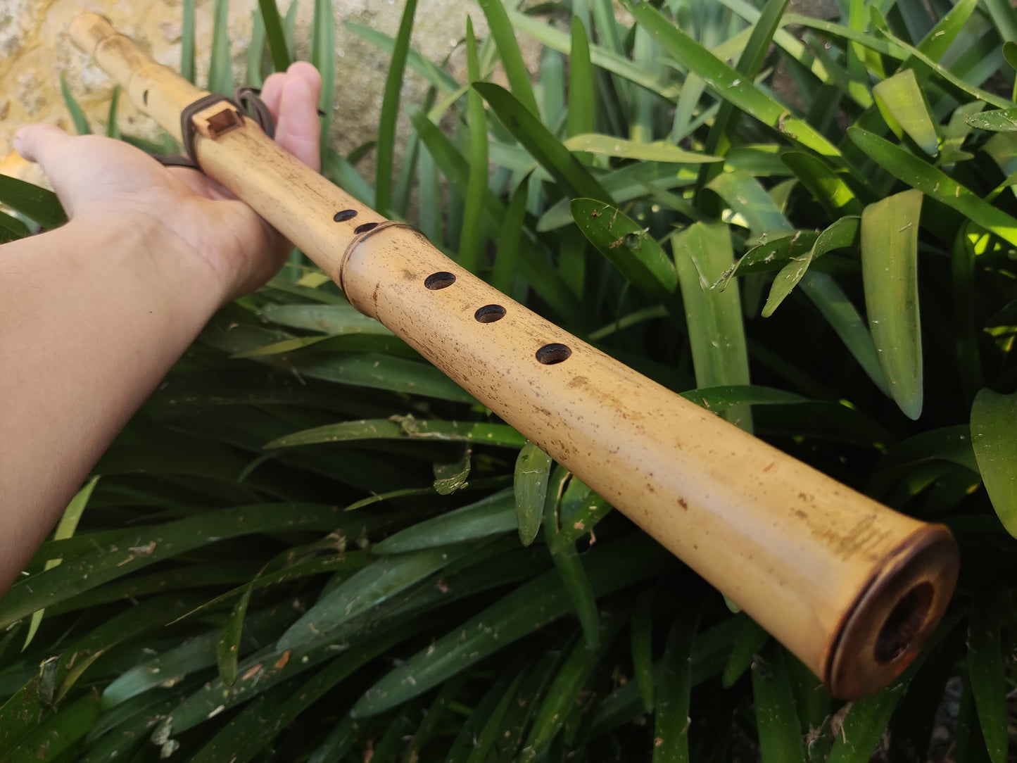 The Crooked flute! Native American Style bamboo flute. Unique handmade wooden Native flute | Rui Gomes