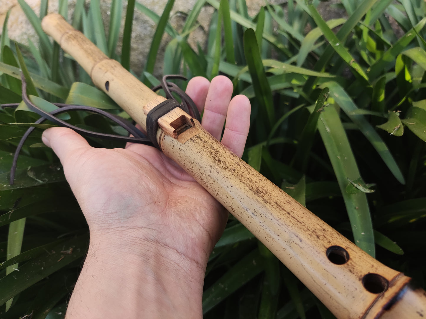 The Crooked flute! Native American Style bamboo flute. Unique handmade wooden Native flute | Rui Gomes