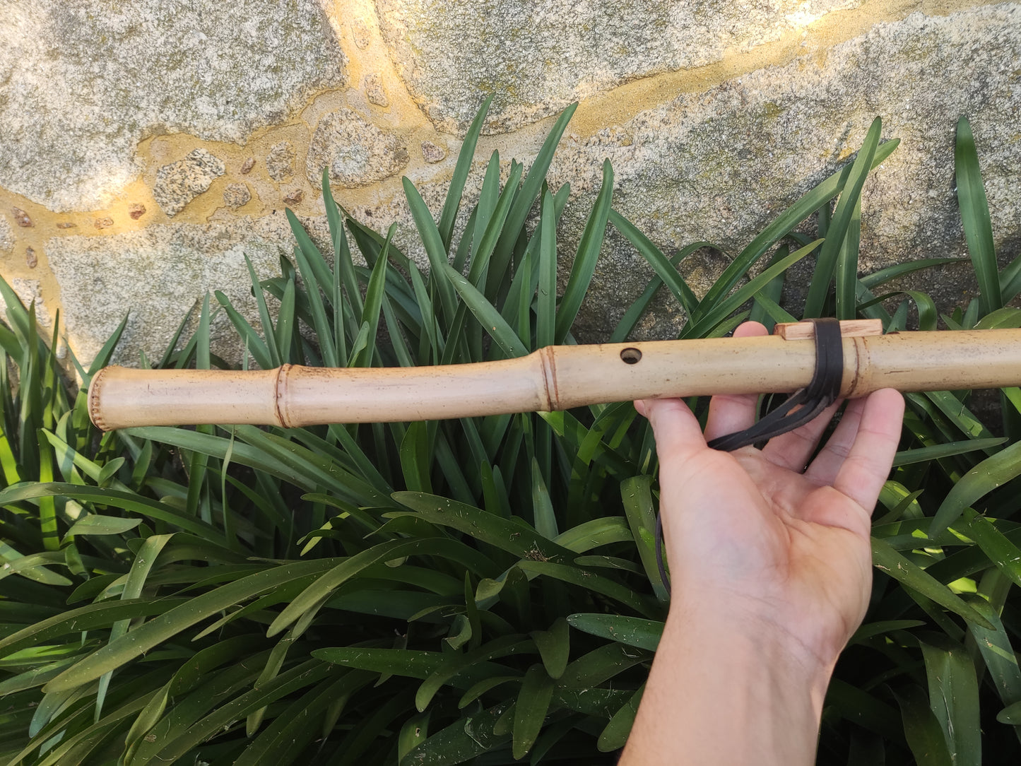 The Crooked flute! Native American Style bamboo flute. Unique handmade wooden Native flute | Rui Gomes