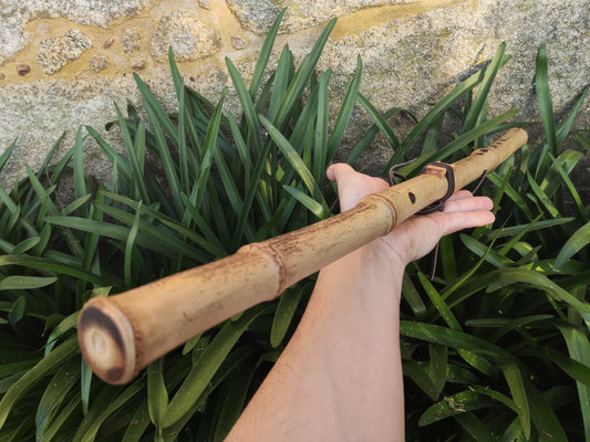 The Crooked flute! Native American Style bamboo flute. Unique handmade wooden Native flute | Sopro Flutes