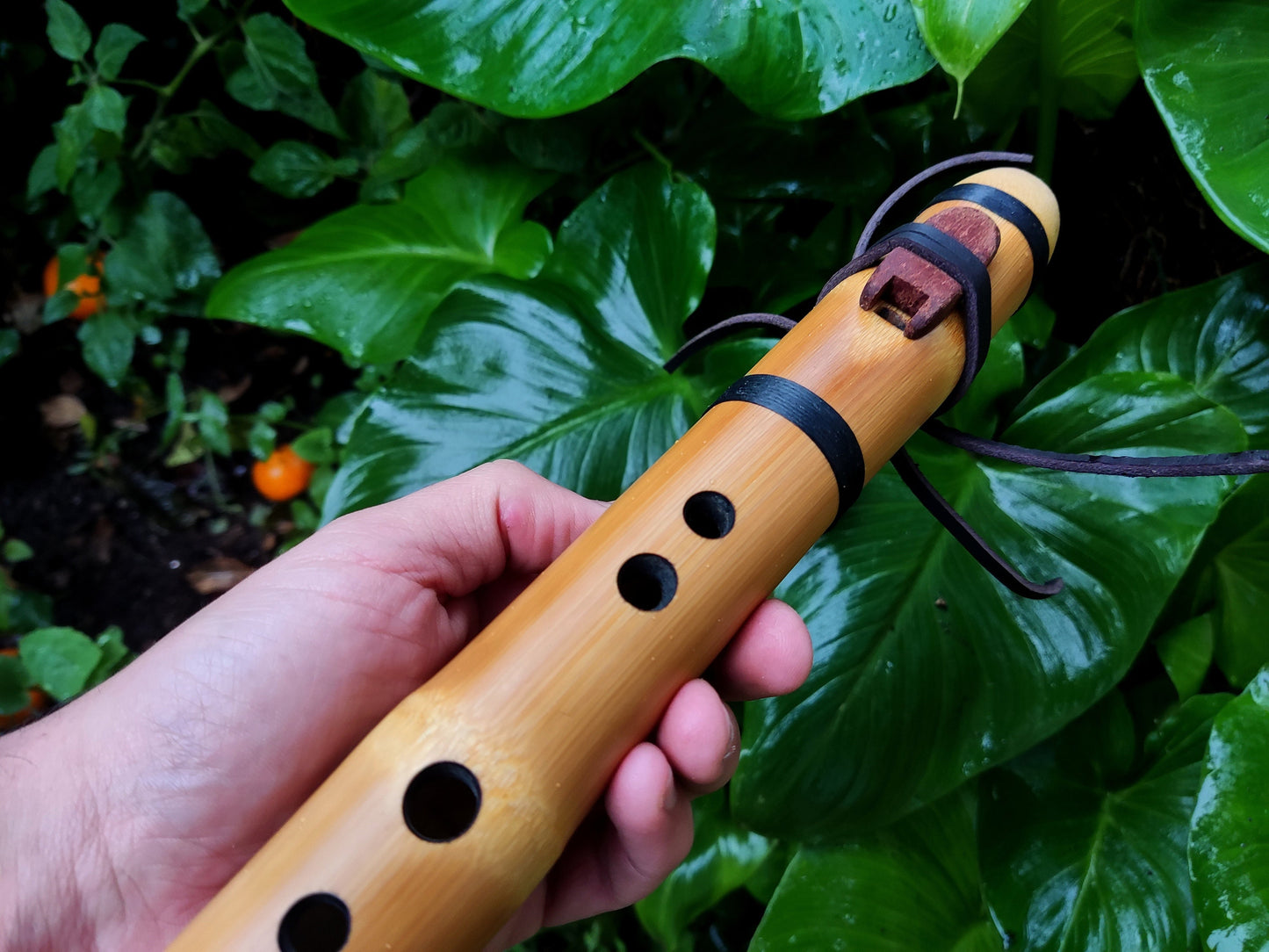 Native American and Oriental Style Bamboo flute in B flat or A sharp | Rui Gomes