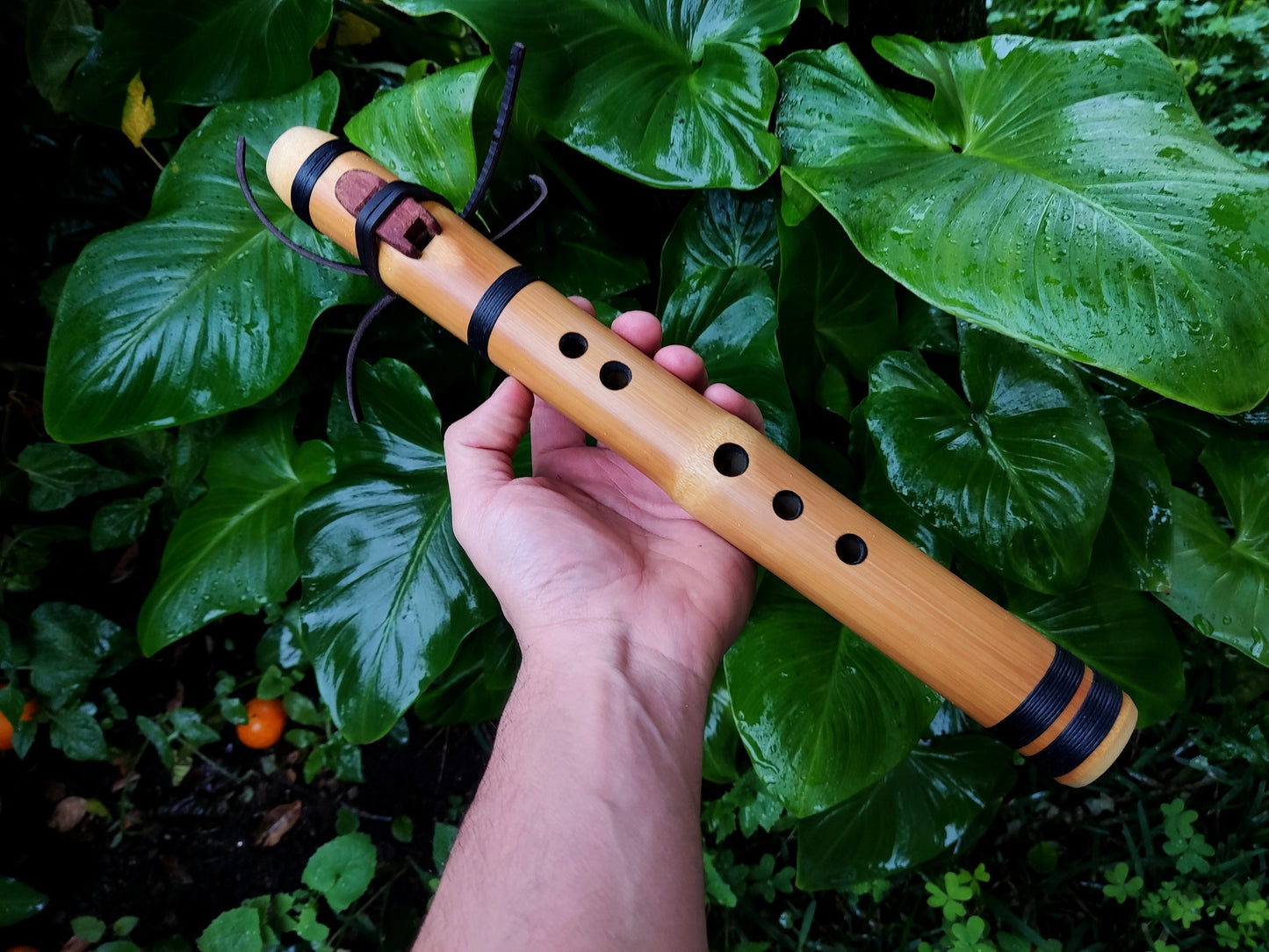 Native American and Oriental Style Bamboo flute in B flat or A sharp | Rui Gomes