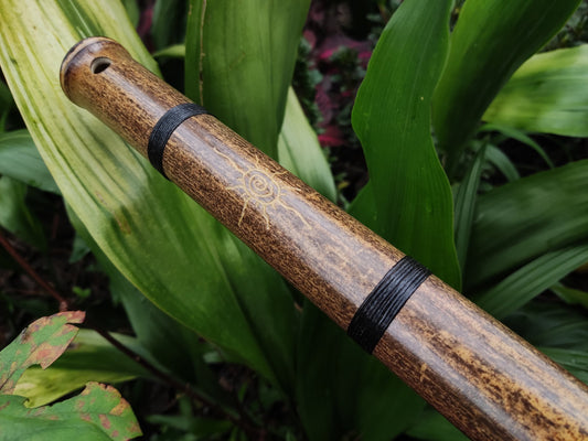 Egyptian Flute in low A#. Handmade bass bamboo flute with an exotic scale | Rui Gomes