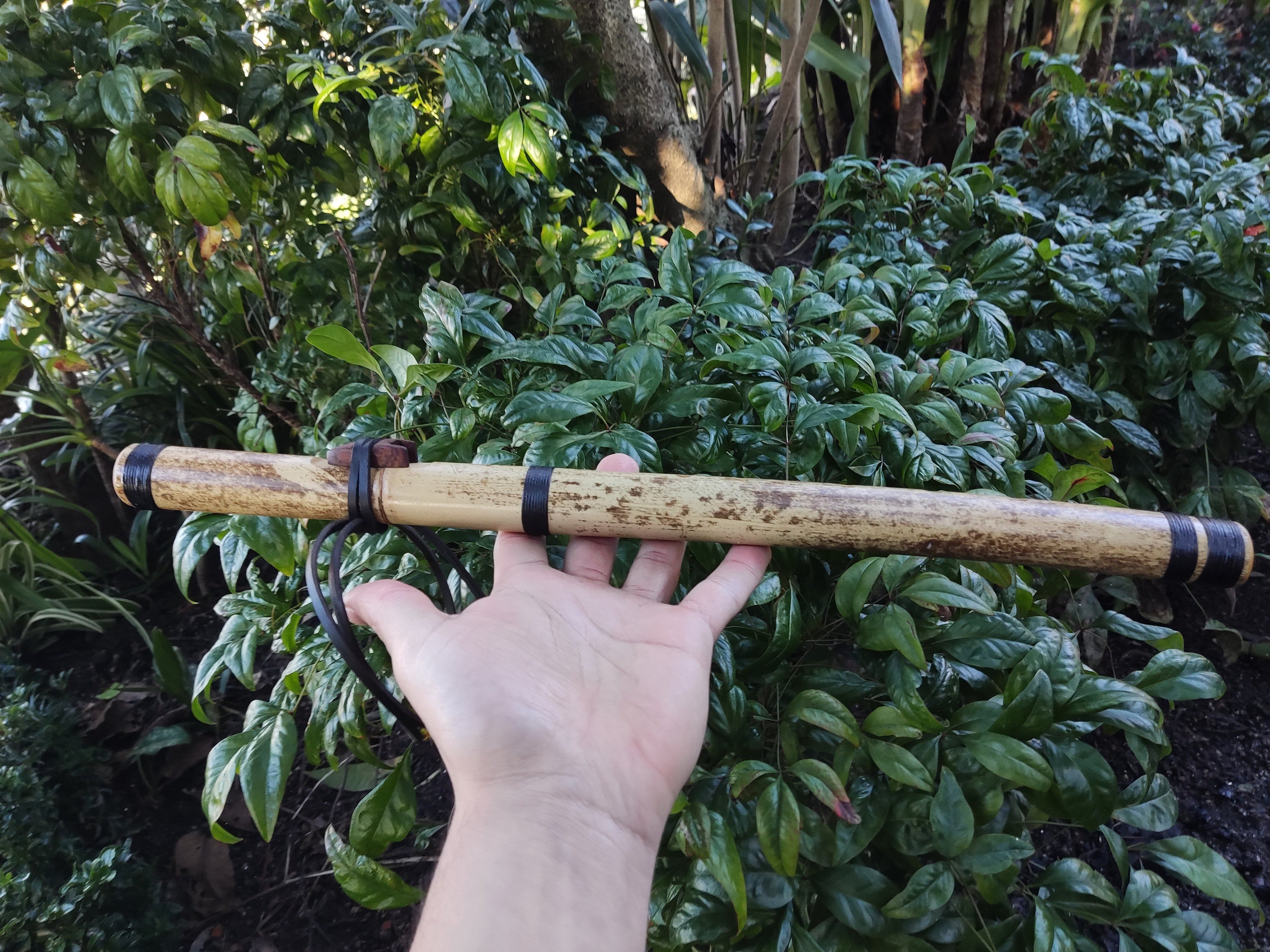 Native american online walking stick flute