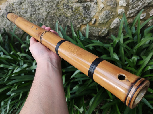 Deep Meditative Akebono Bamboo Flute in the key of low G# | Sopro Flutes